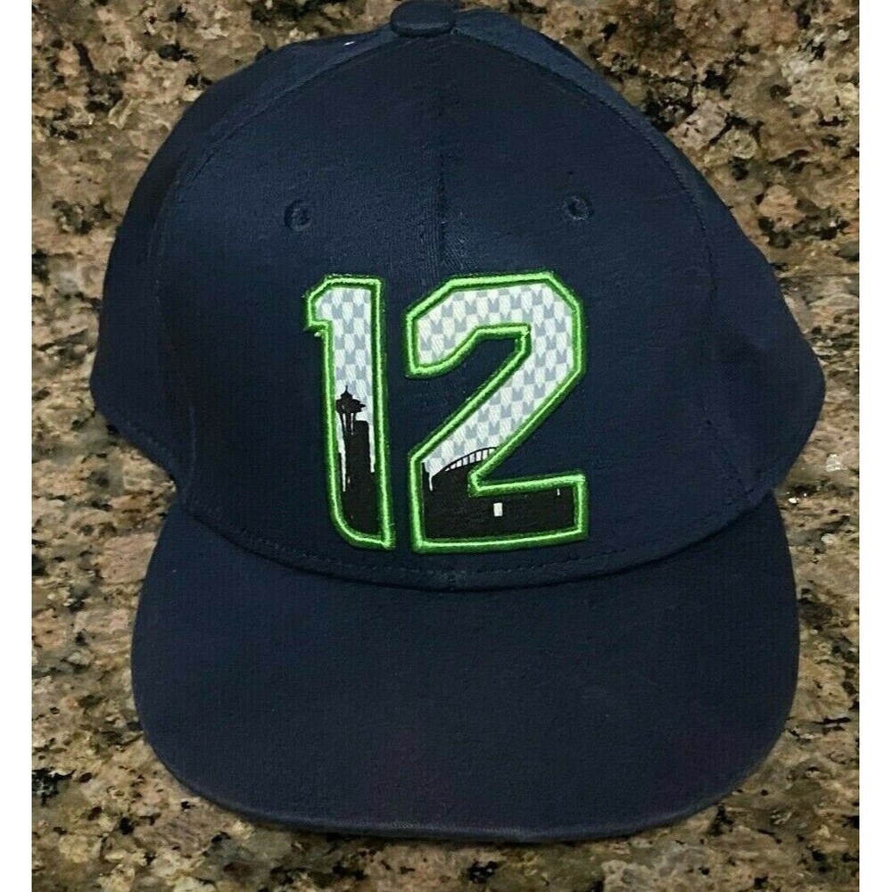 High End Seattle Seahawks NFL Men's One Size Baseball Cap Hat 12th Man